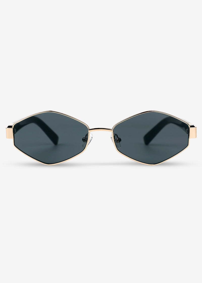 Kenji - Gold & Black Titanium Sunglasses