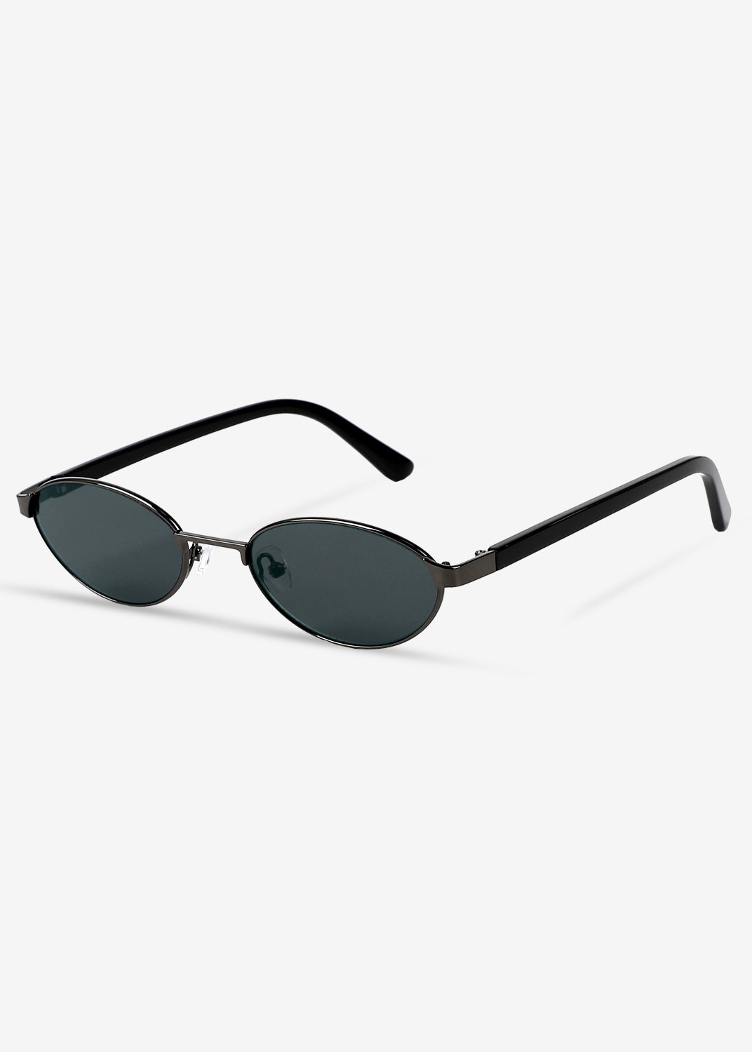 Akio- Black & Silver Titanium Sunglasses