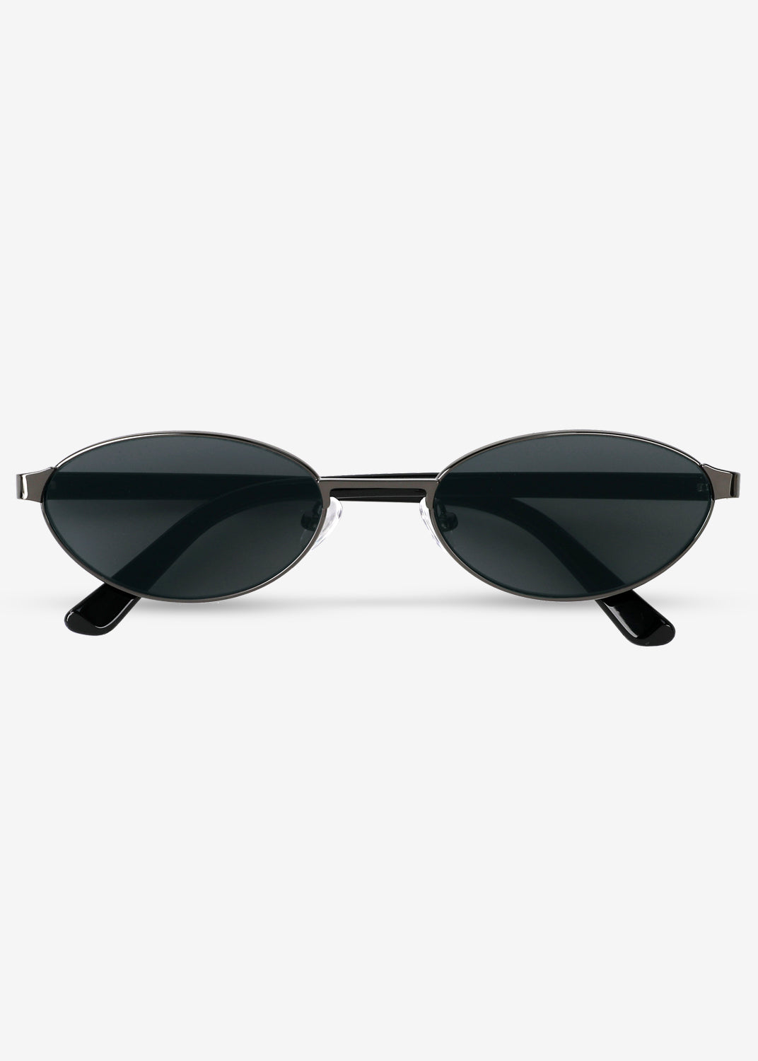 Akio- Black & Silver Titanium Sunglasses