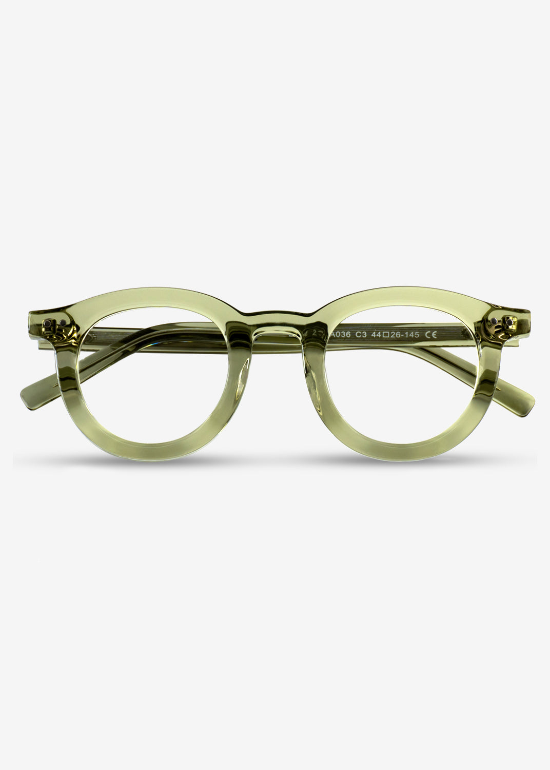 The Oxford Classic – Vintage Round Tortoiseshell -Green
