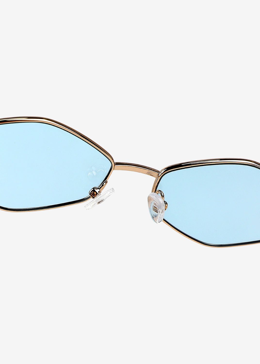 Kenji - Gold & Blue Titanium Sunglasses
