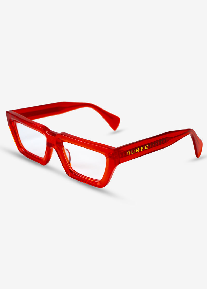 Sunflare -Ultra Bold Statement Frames - Red