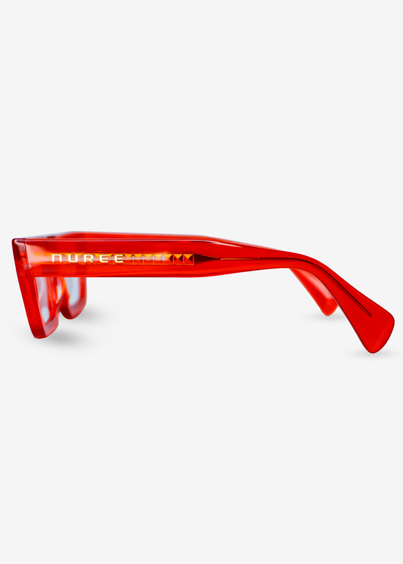 Sunflare -Ultra Bold Statement Frames - Red