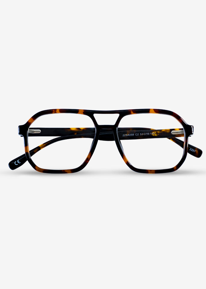 Champagne Club -  Retro Brown Optical Frame