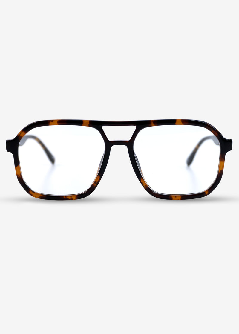 Champagne Club -  Retro Brown Optical Frame