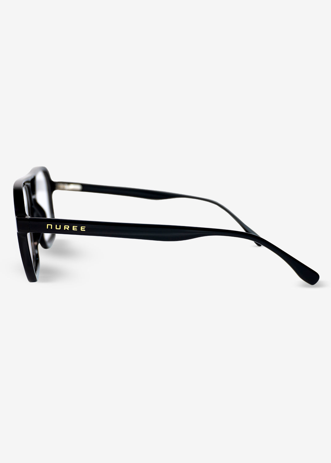 Champagne Club -  Retro Black Optical Frame