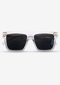 Darkwave - Oversized White  Polarised Sunglasses
