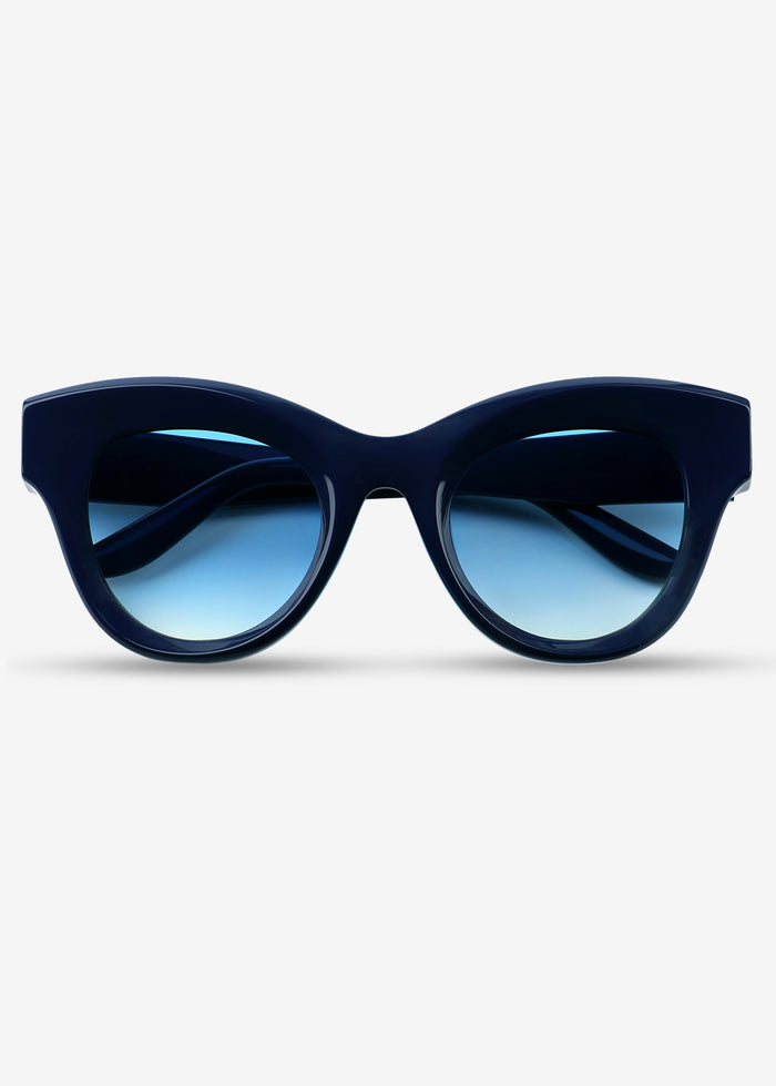 Emerald Noir- Polarised Sunglasses - Blue