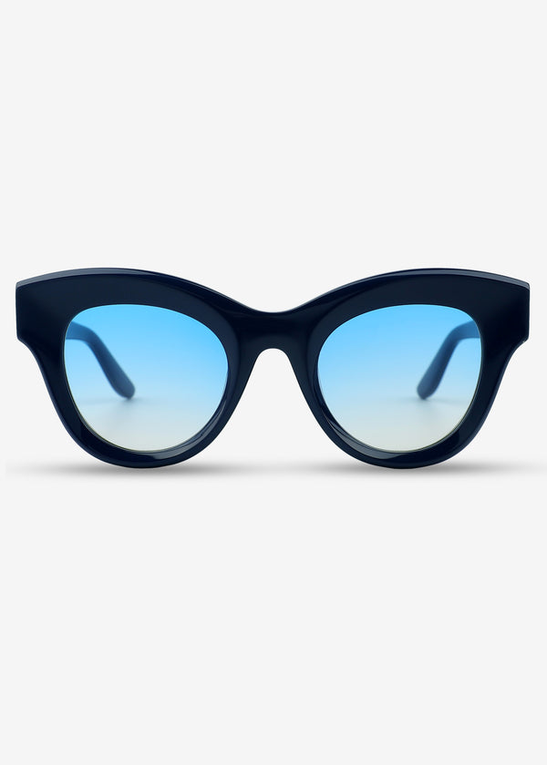 Emerald Noir- Polarised Sunglasses - Blue