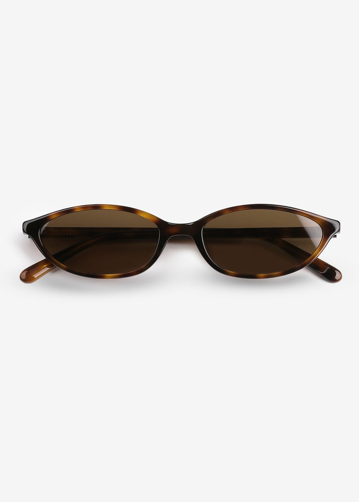 Yoko - Brown Polarised Acetate Sunglasses