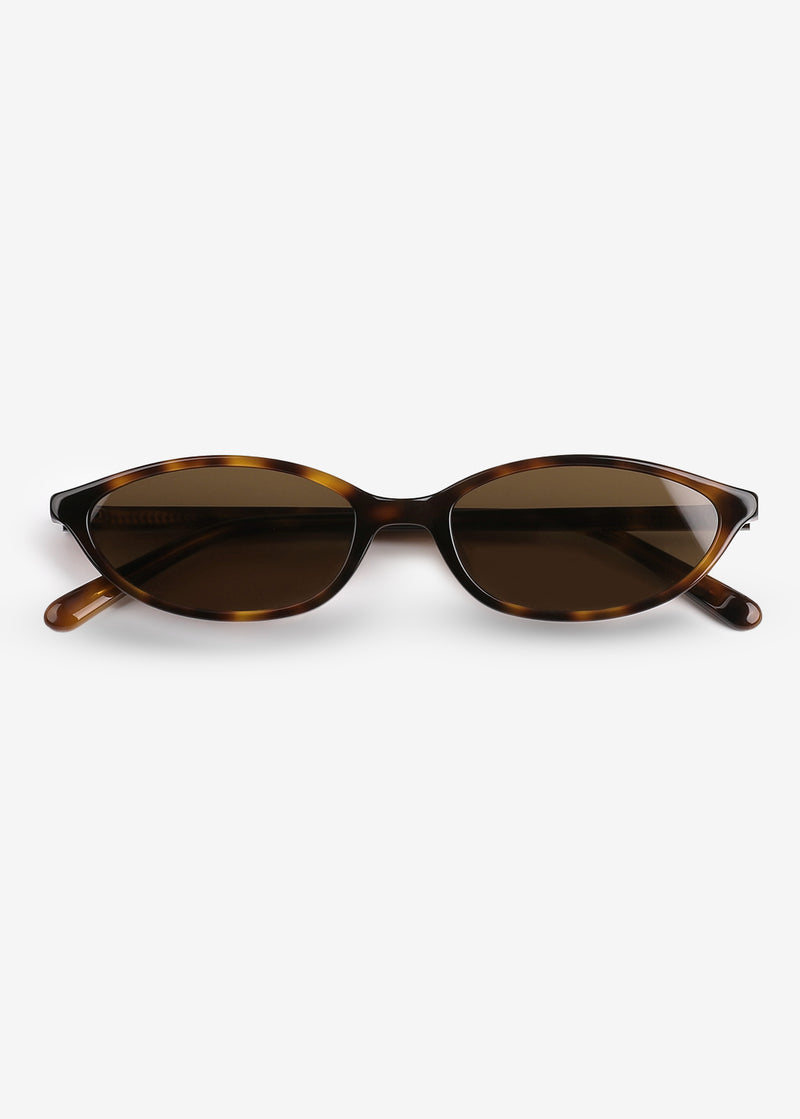 Yoko - Brown Polarised Acetate Sunglasses