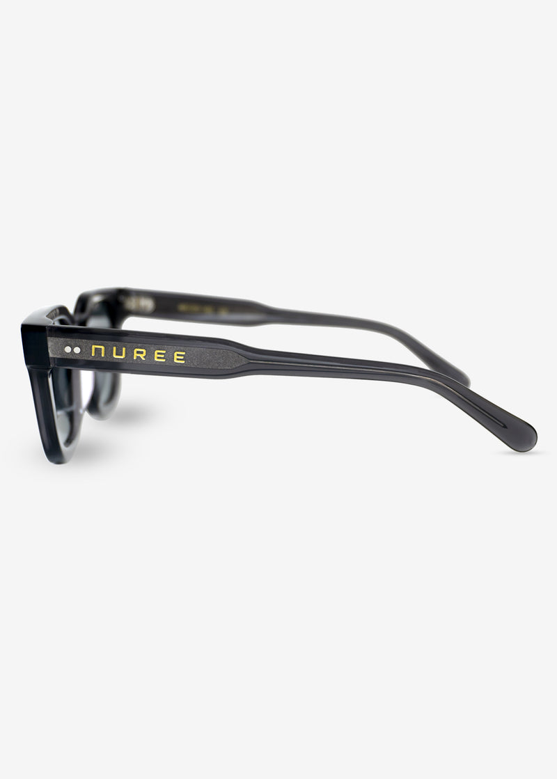 Solomon Transparent Black - Polarized Sunglasses