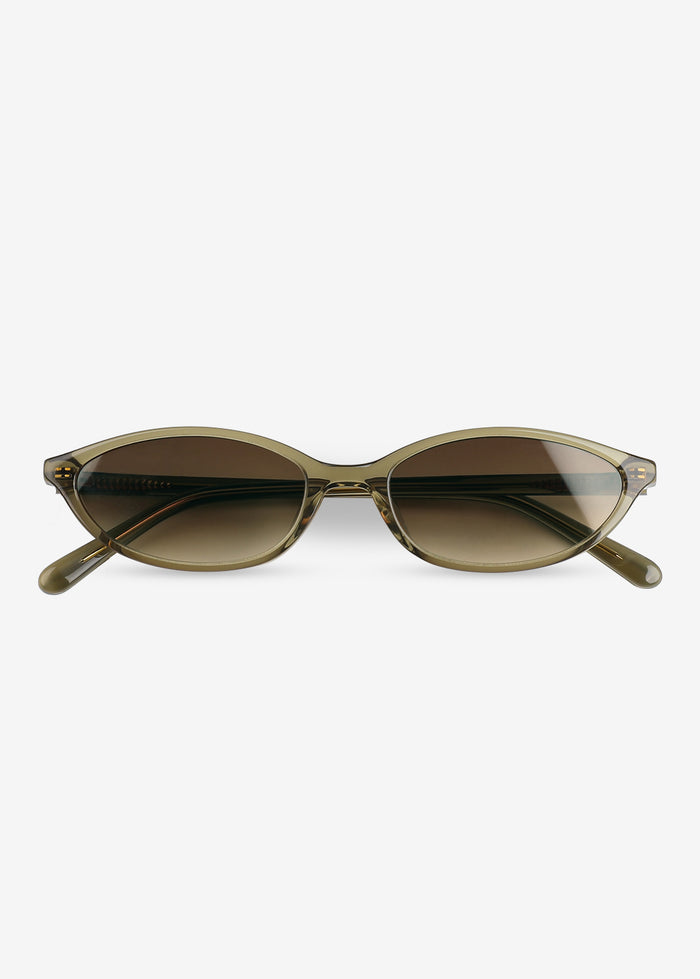 Yoko - Olive Polarised Acetate Sunglasses