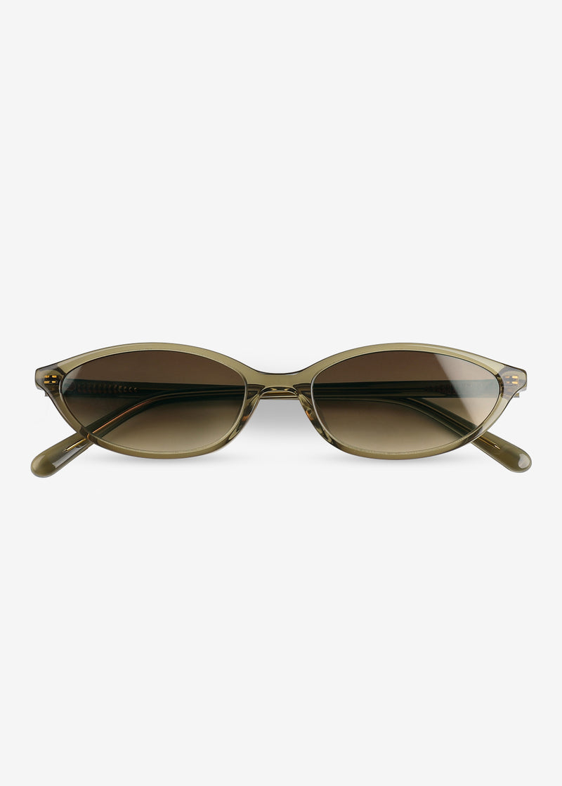 Yoko - Olive Polarised Acetate Sunglasses
