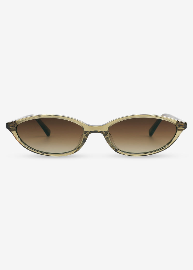 Yoko - Olive Polarised Acetate Sunglasses