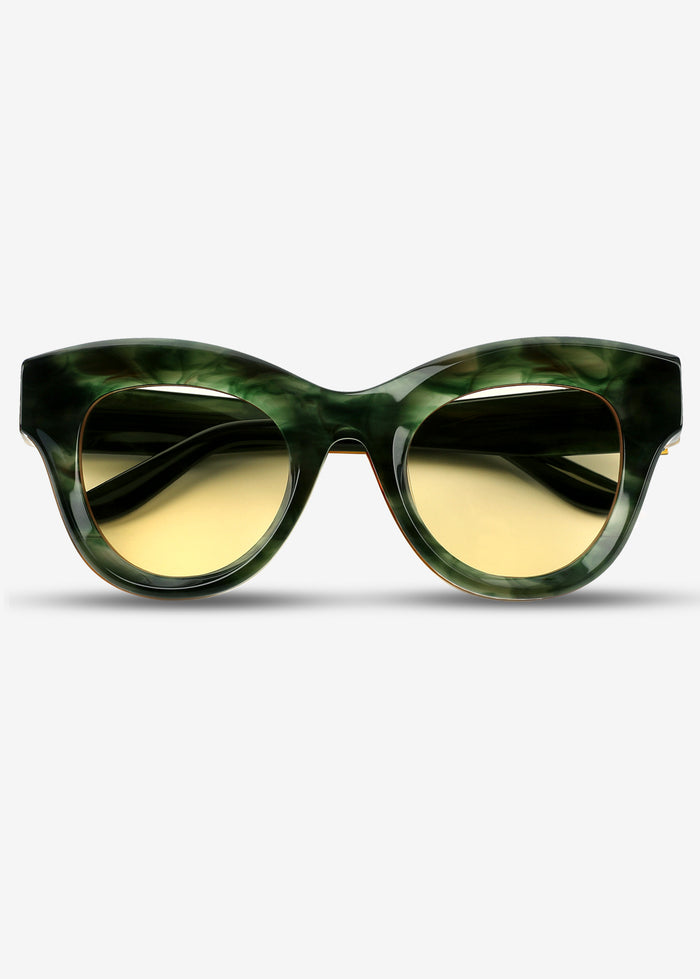 Emerald Noir- Polarised Sunglasses - Green