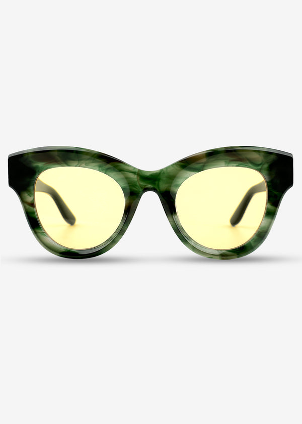 Emerald Noir- Polarised Sunglasses - Green