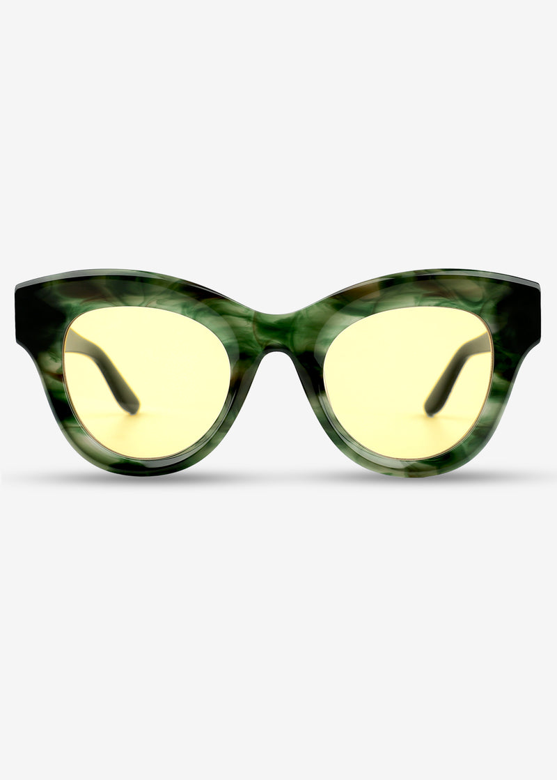 Emerald Noir- Polarised Sunglasses - Green