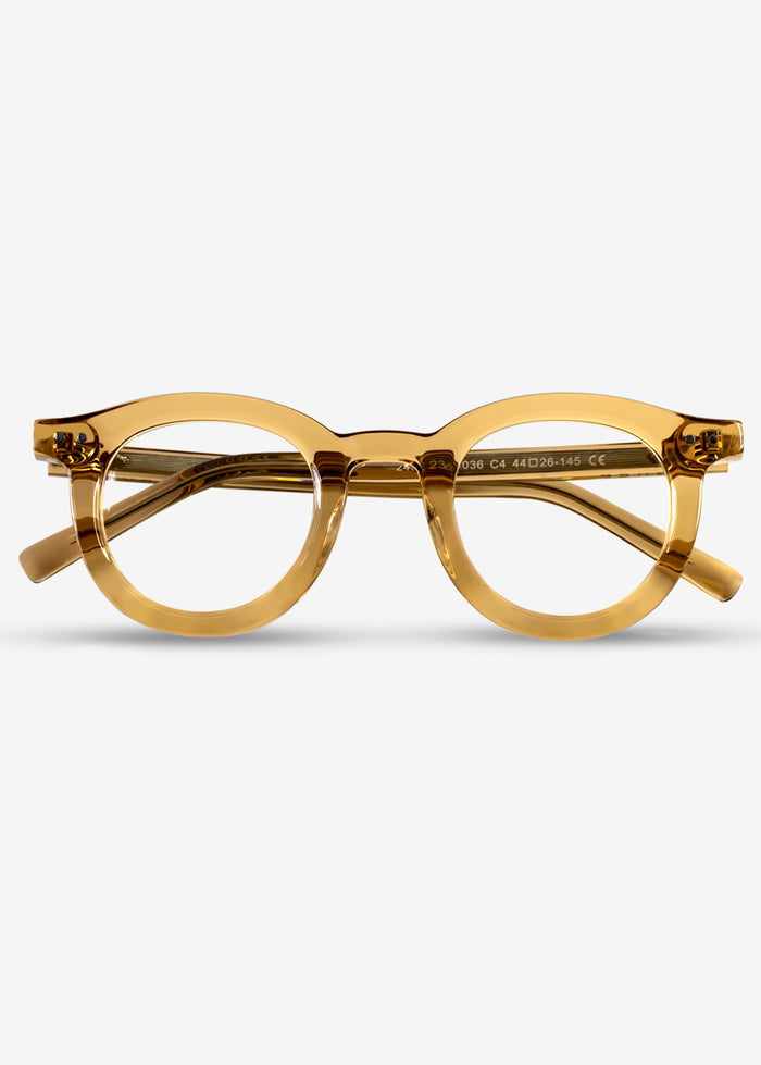 The Oxford Classic – Vintage Round Tortoiseshell -Orange