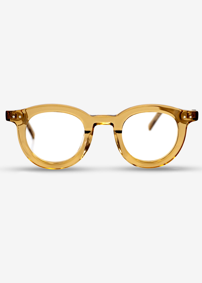 The Oxford Classic – Vintage Round Tortoiseshell -Orange