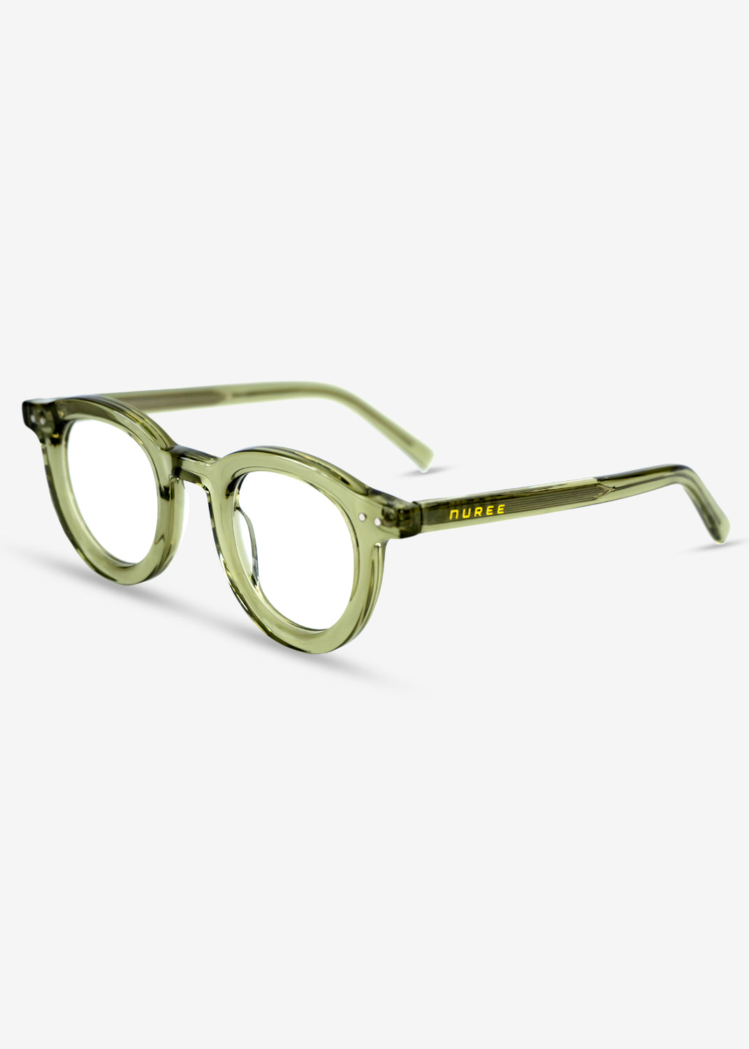 The Oxford Classic – Vintage Round Tortoiseshell -Green