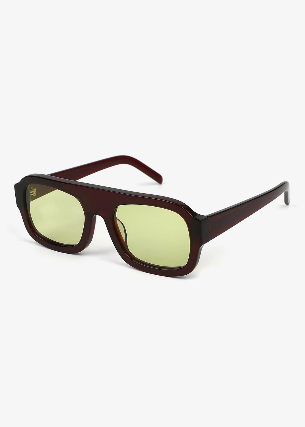 Russell Dark Red and Green - Polarized Sunglasses