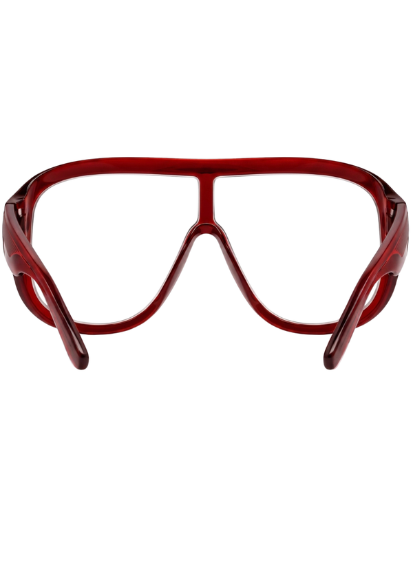 Orbit - Acetate Aviator Optical Frame - Red