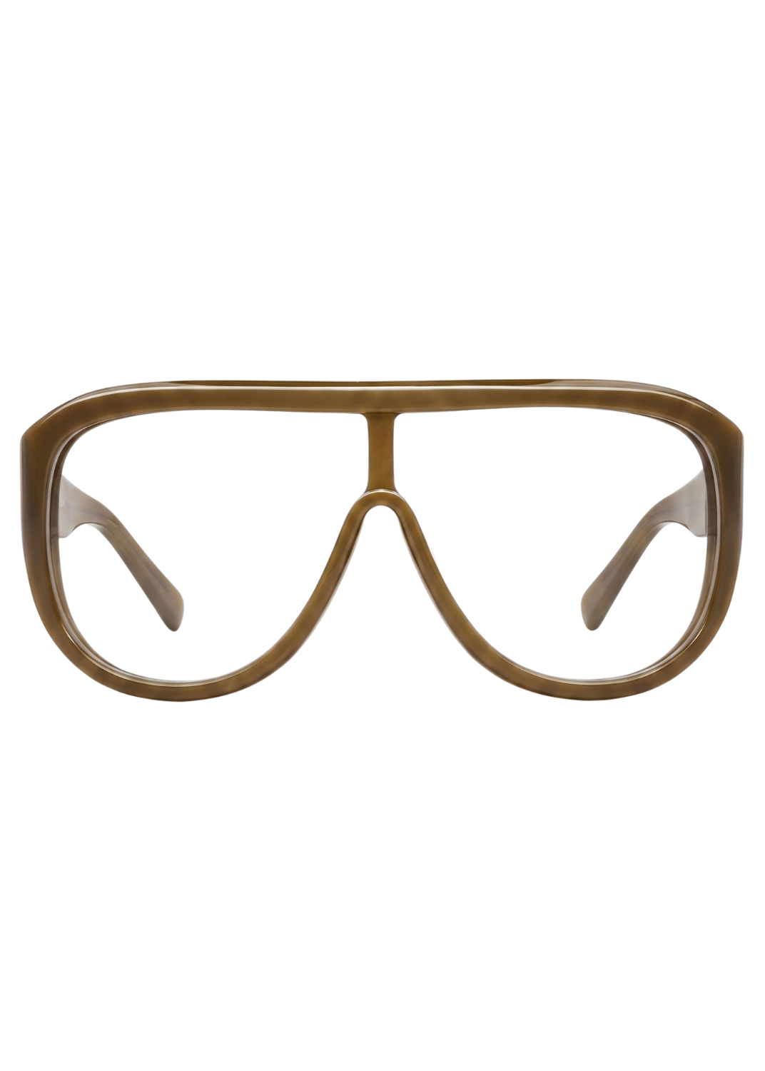 Orbit - Acetate Aviator Optical Frame - Olive