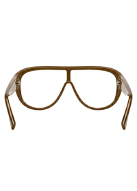 Orbit - Acetate Aviator Optical Frame - Olive