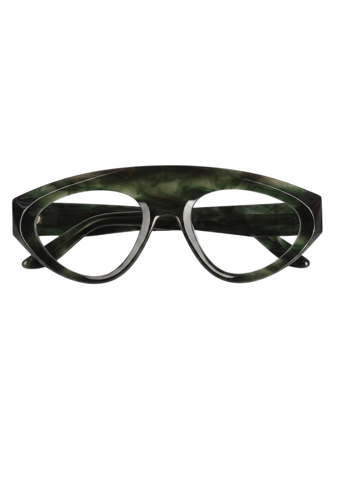 Flare- Forest Marble Acetate Optical Frame
