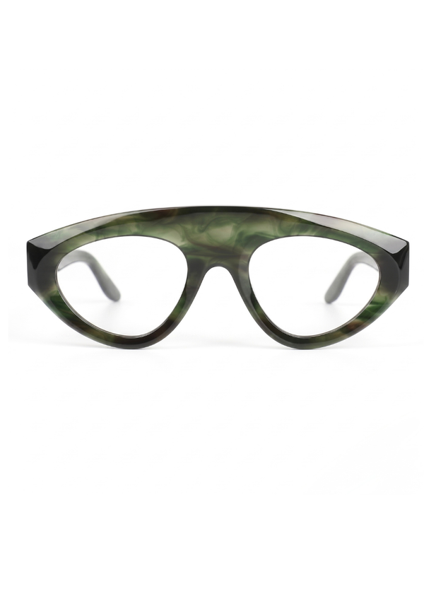Flare- Forest Marble Acetate Optical Frame
