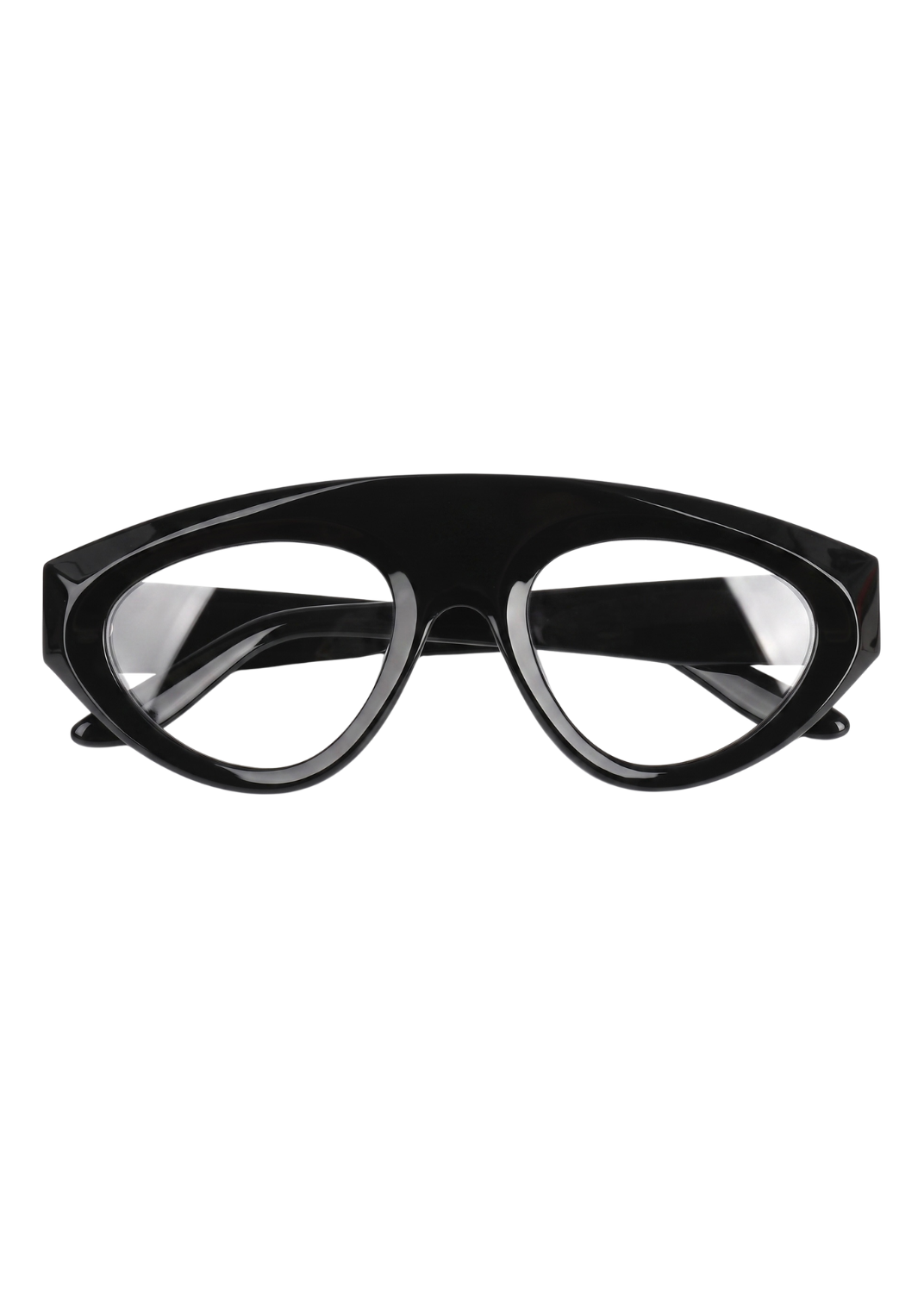 Flare- Acetate Optical Frame -Black