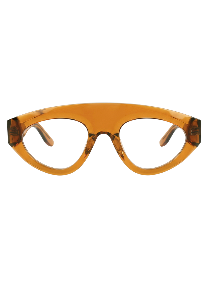 Flare- Acetate Optical Frame - Orange
