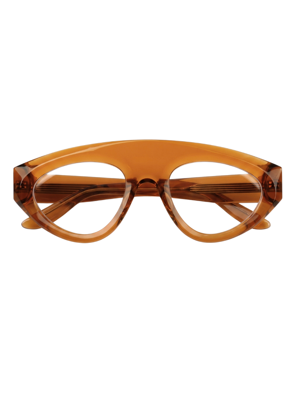 Flare- Acetate Optical Frame - Orange