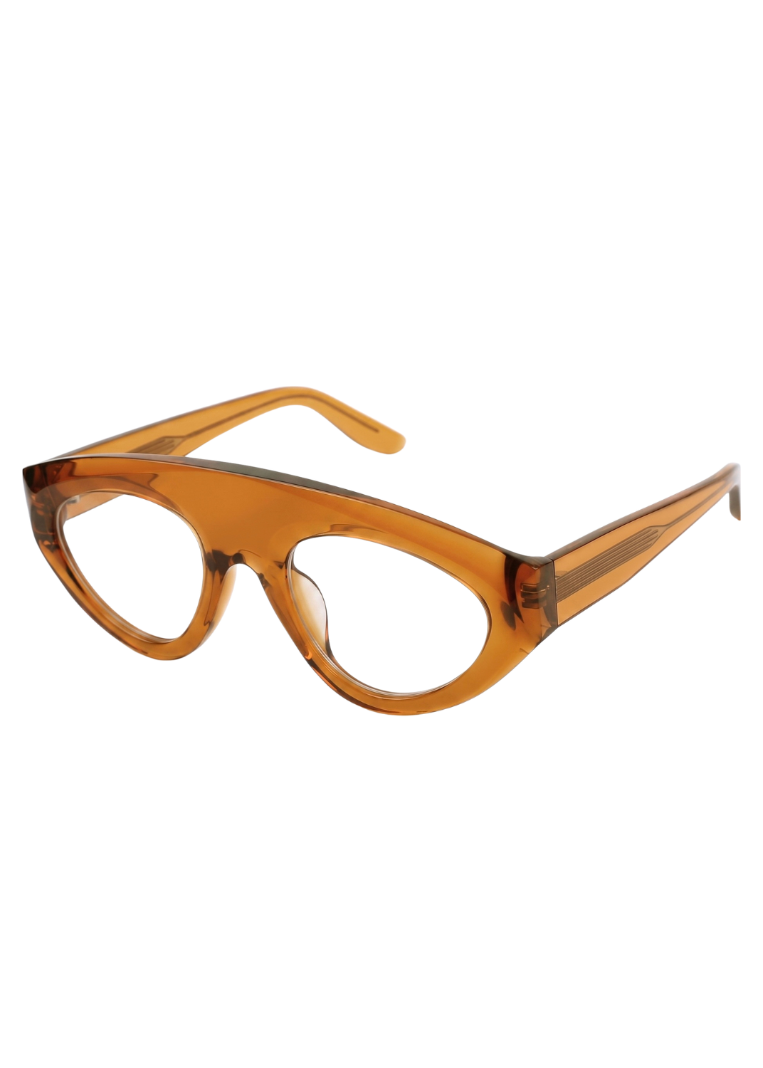 Flare- Acetate Optical Frame - Orange