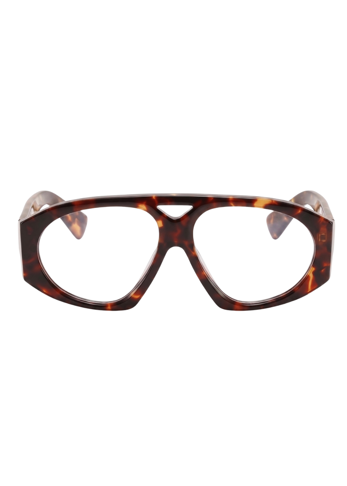 Ambre - Oversized Acetate Optical Frame  - Brown