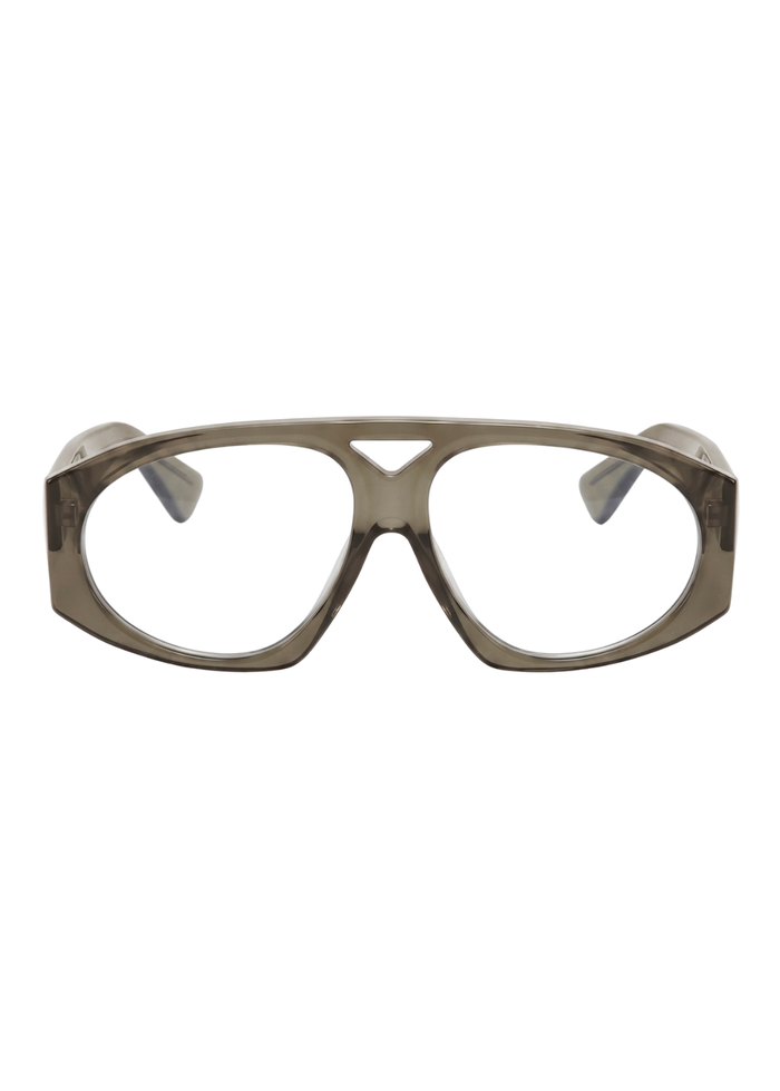 Ambre - Oversized Acetate Optical Frame  - Olive