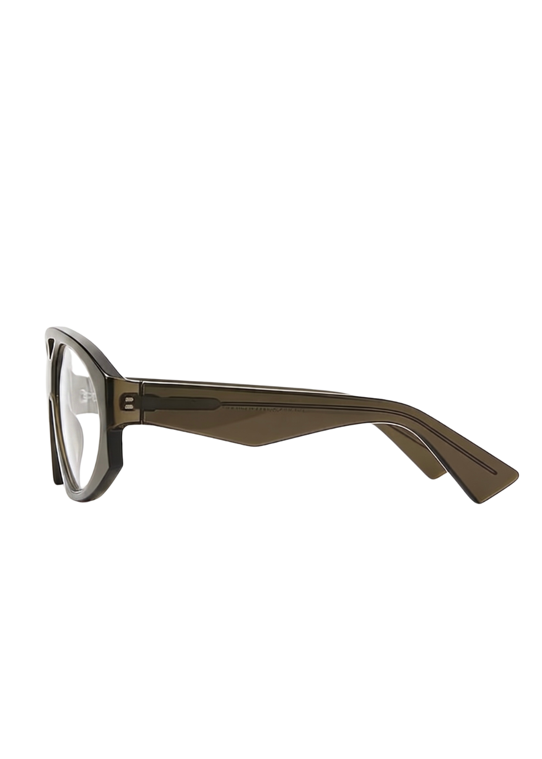 Ambre - Oversized Acetate Optical Frame  - Olive