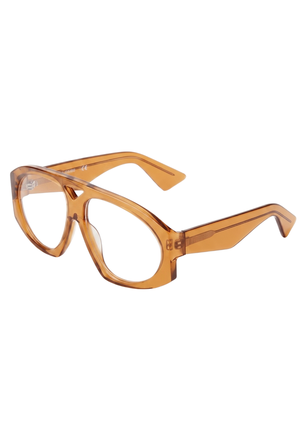 Ambre - Oversized Acetate Optical Frame  - Orange