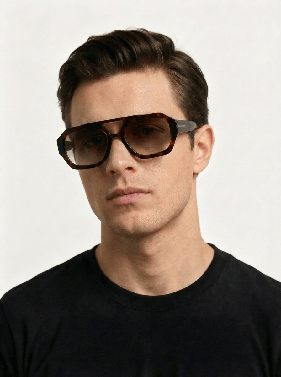 APEX - Havana Tortoiseshell Polarised Sunglasses - Nuree World