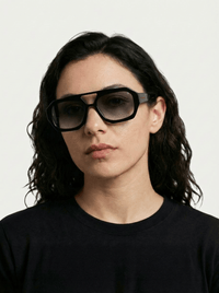 APEX - Jet Black / Smoke Grey Polarised Sunglasses - Nuree World