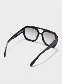 APEX - Jet Black / Smoke Grey Polarised Sunglasses - Nuree World