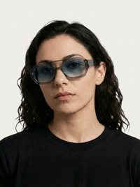 APEX - Smoke Grey and Blue Gradient Polarised Sunglasses - Nuree World