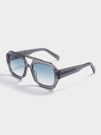 APEX - Smoke Grey and Blue Gradient Polarised Sunglasses - Nuree World
