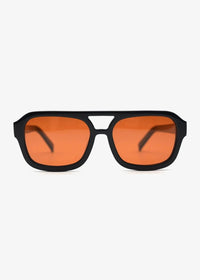 Badshah Black/Orange - Polarized Sunglasses - Nuree World