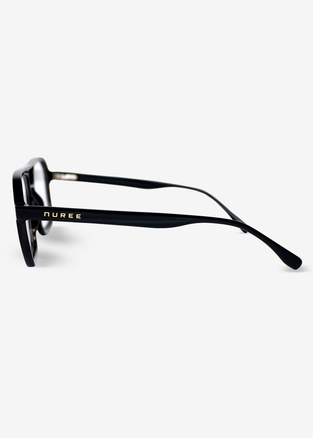 Champagne Club - Retro Black Optical Frame - Nuree World