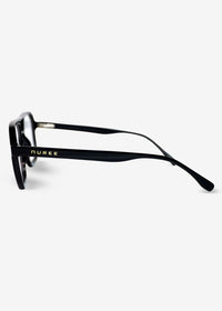 Champagne Club - Retro Black Optical Frame - Nuree World