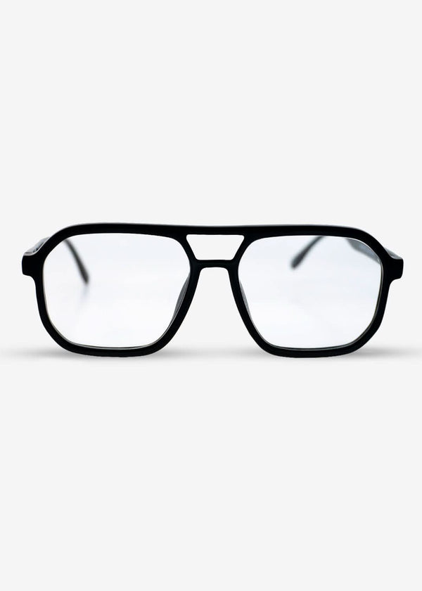 Champagne Club - Retro Black Optical Frame - Nuree World