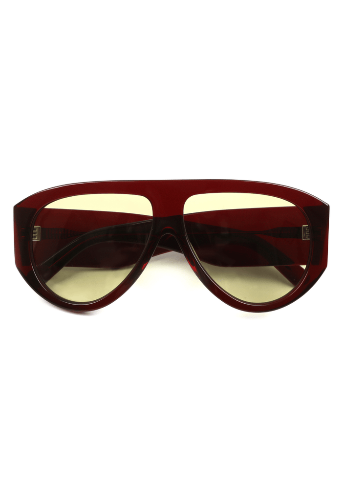 Cypher - Burgundy Champagne Polarised Sunglasses - Nuree World
