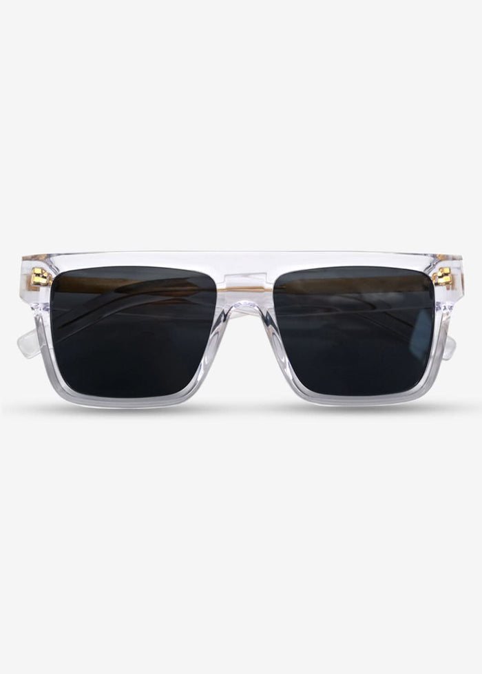 Darkwave - Oversized White Polarised Sunglasses - Nuree World